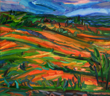 Puycalvel Landscape, 30x34 inches